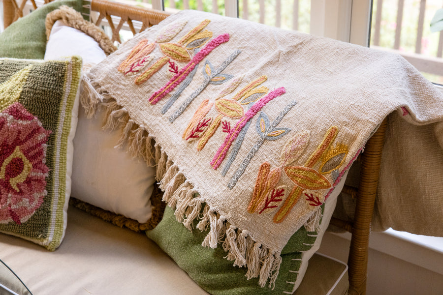 Wildflower Stroll Throw