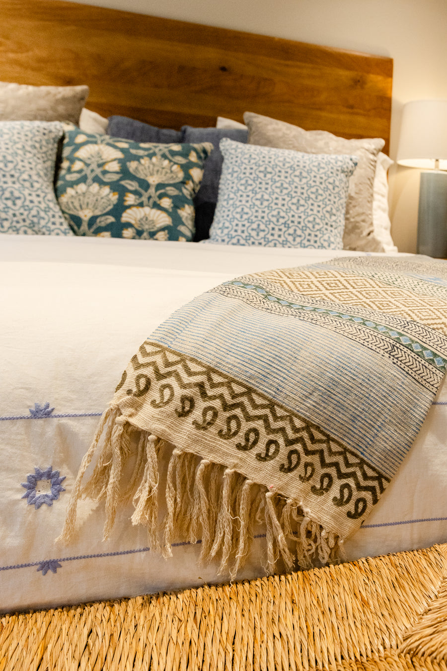 Seaside Stripes Multi-Pattern Throw