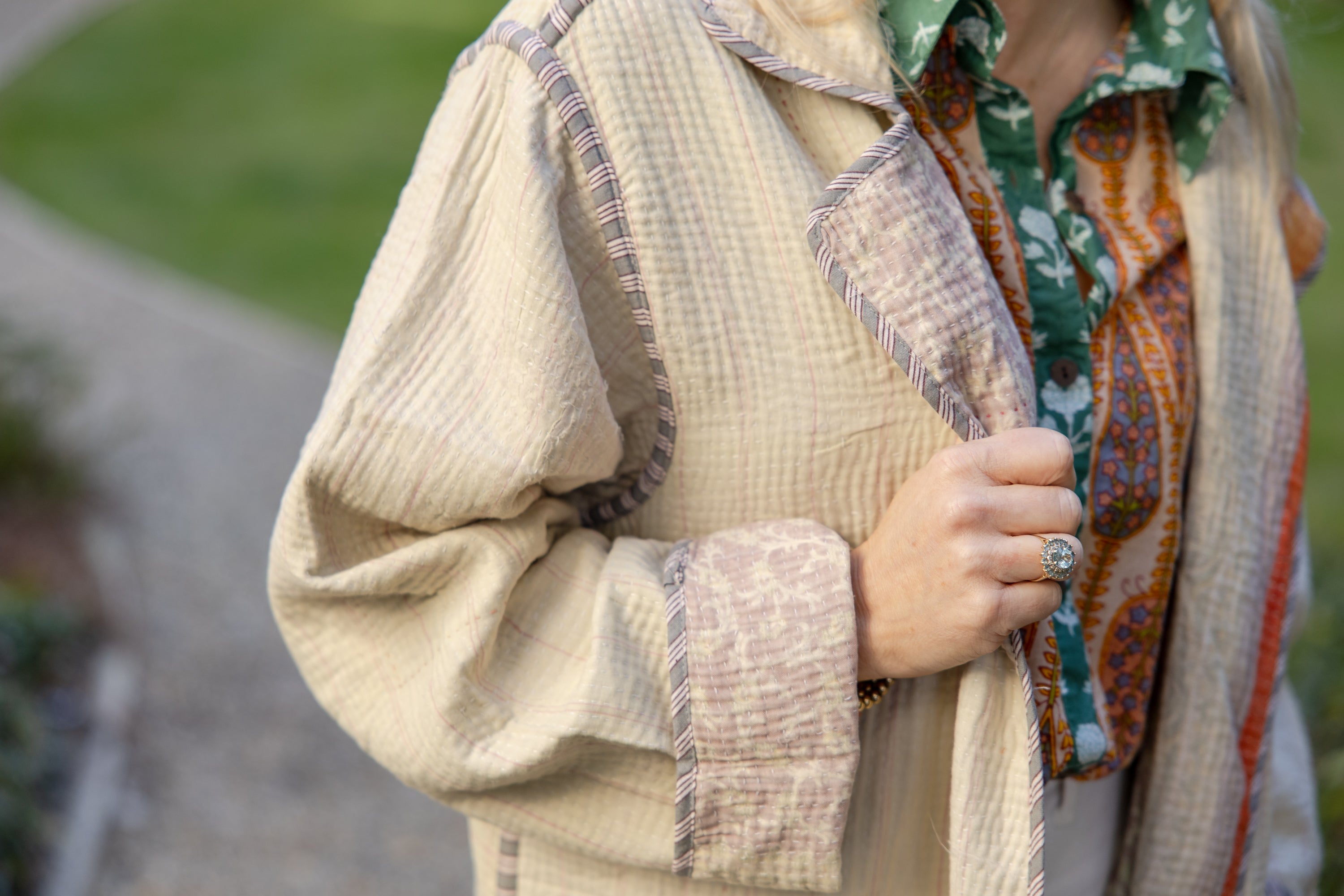 Reversible Kantha Coat