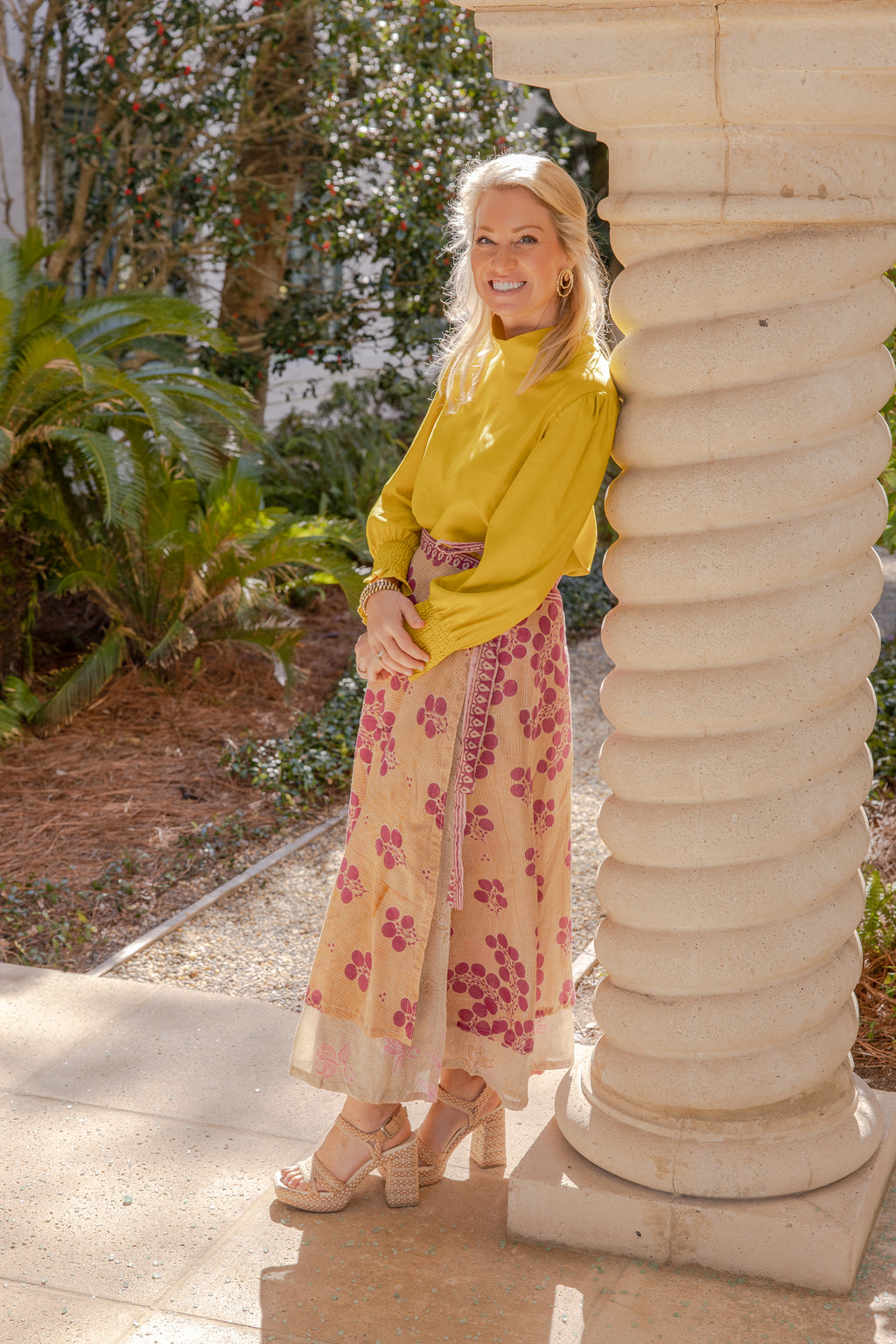 Restored Hope Cotton Wrap Skirt