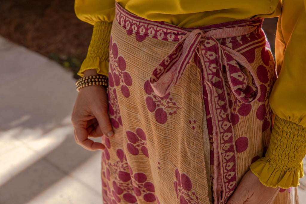Restored Hope Cotton Wrap Skirt