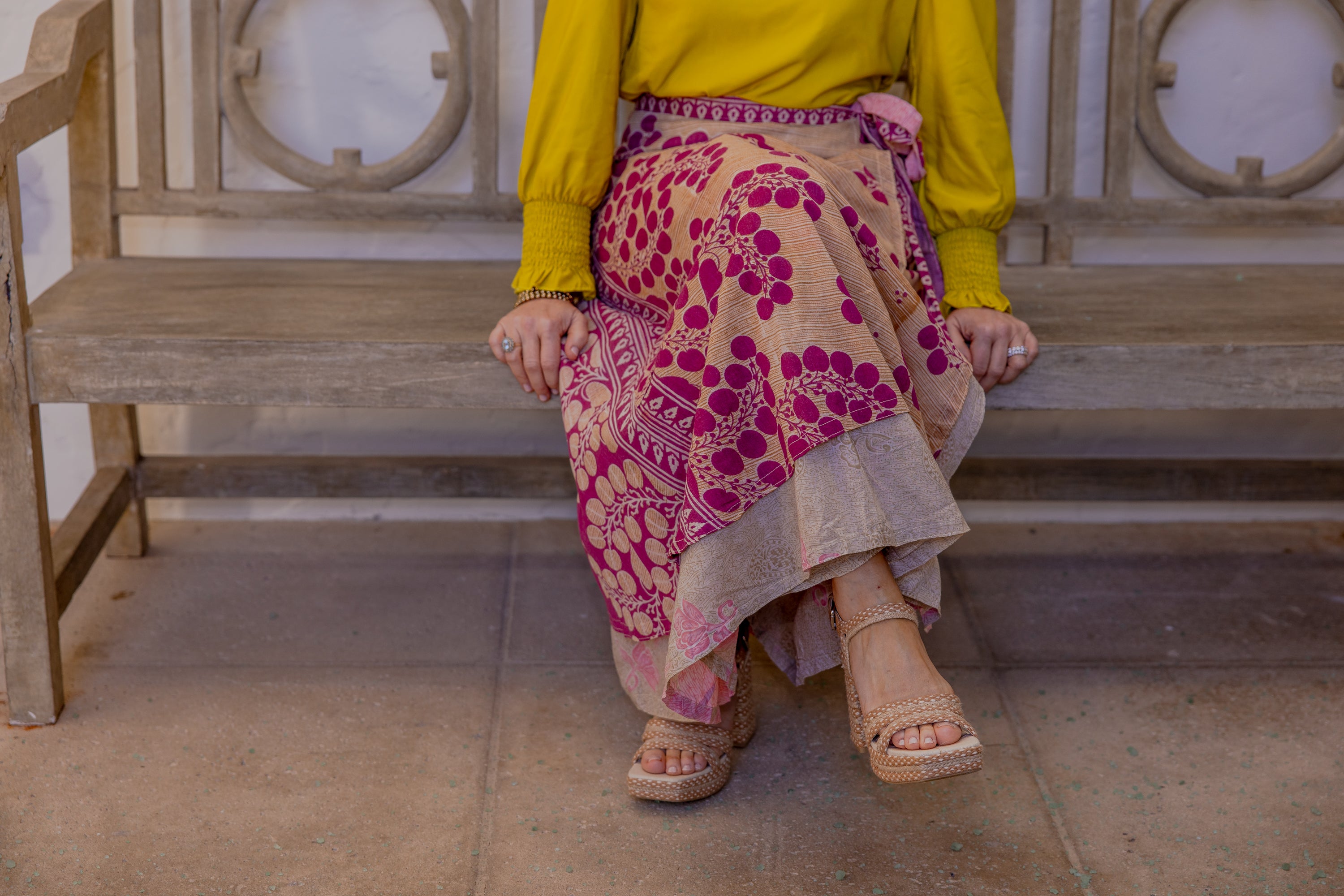 Restored Hope Cotton Wrap Skirt
