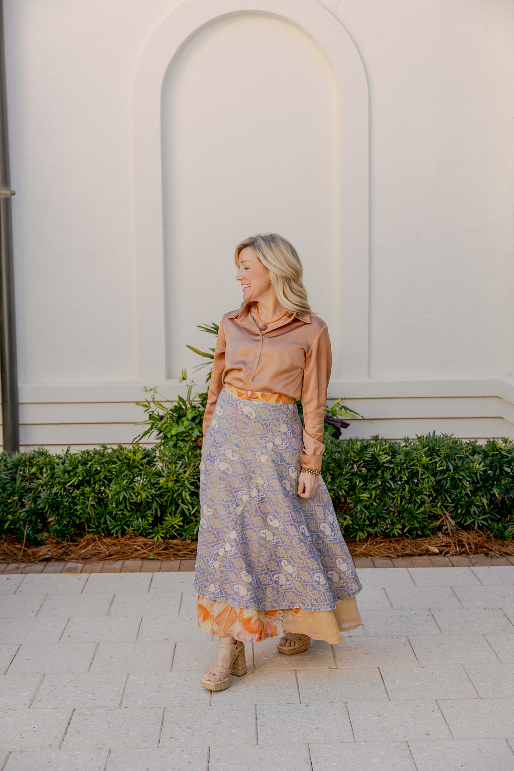 Restored Hope Cotton Wrap Skirt