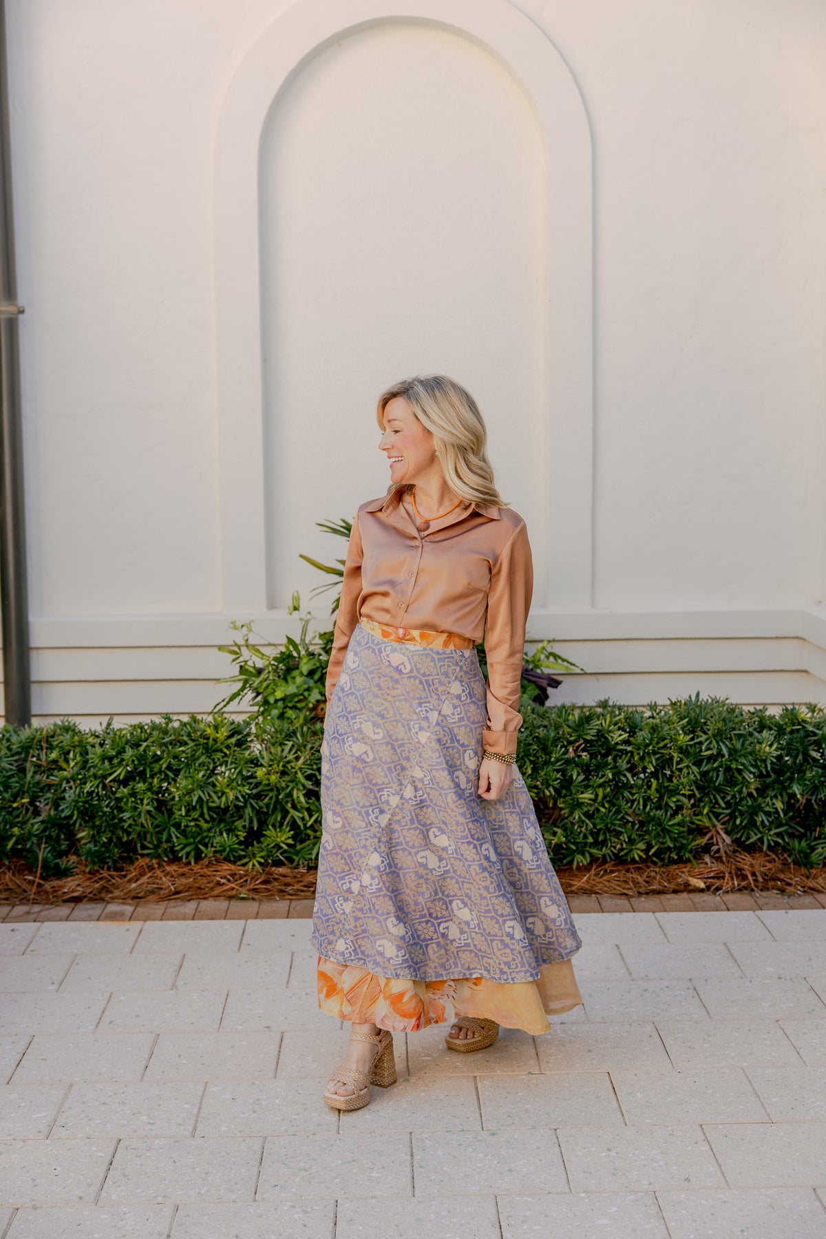 Restored Hope Cotton Wrap Skirt