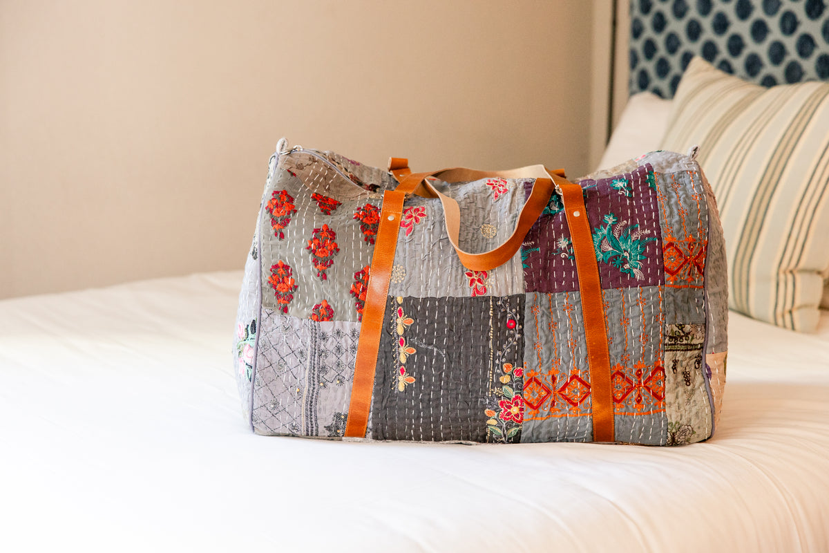 Sky Patchwork Duffle