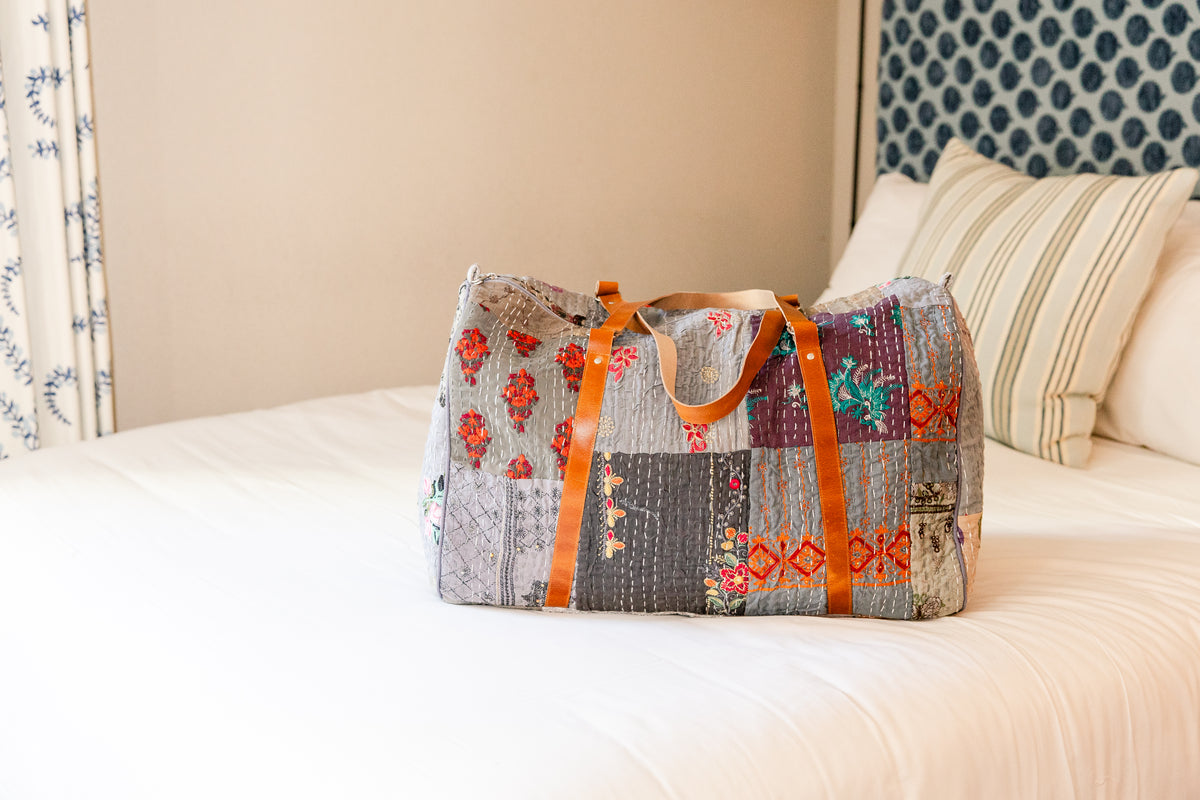 Sky Patchwork Duffle