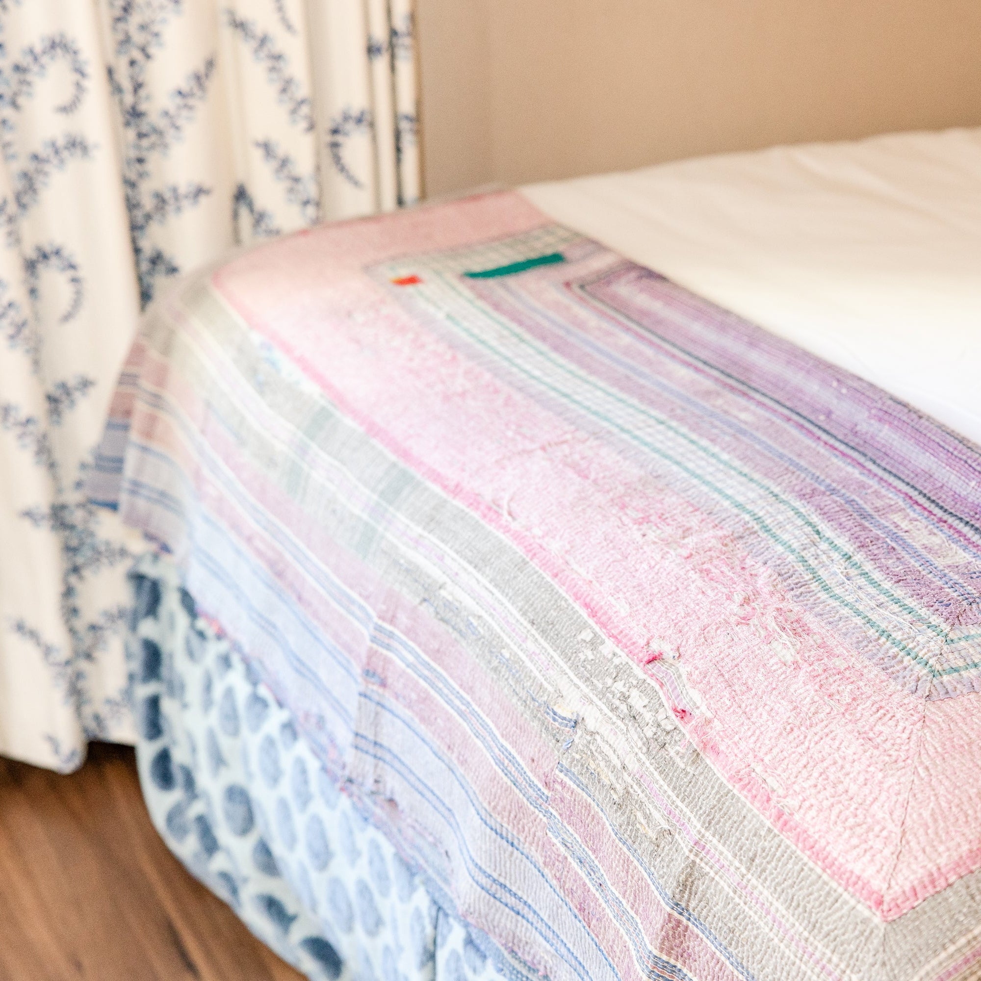 Antique Kantha Quilt-Large