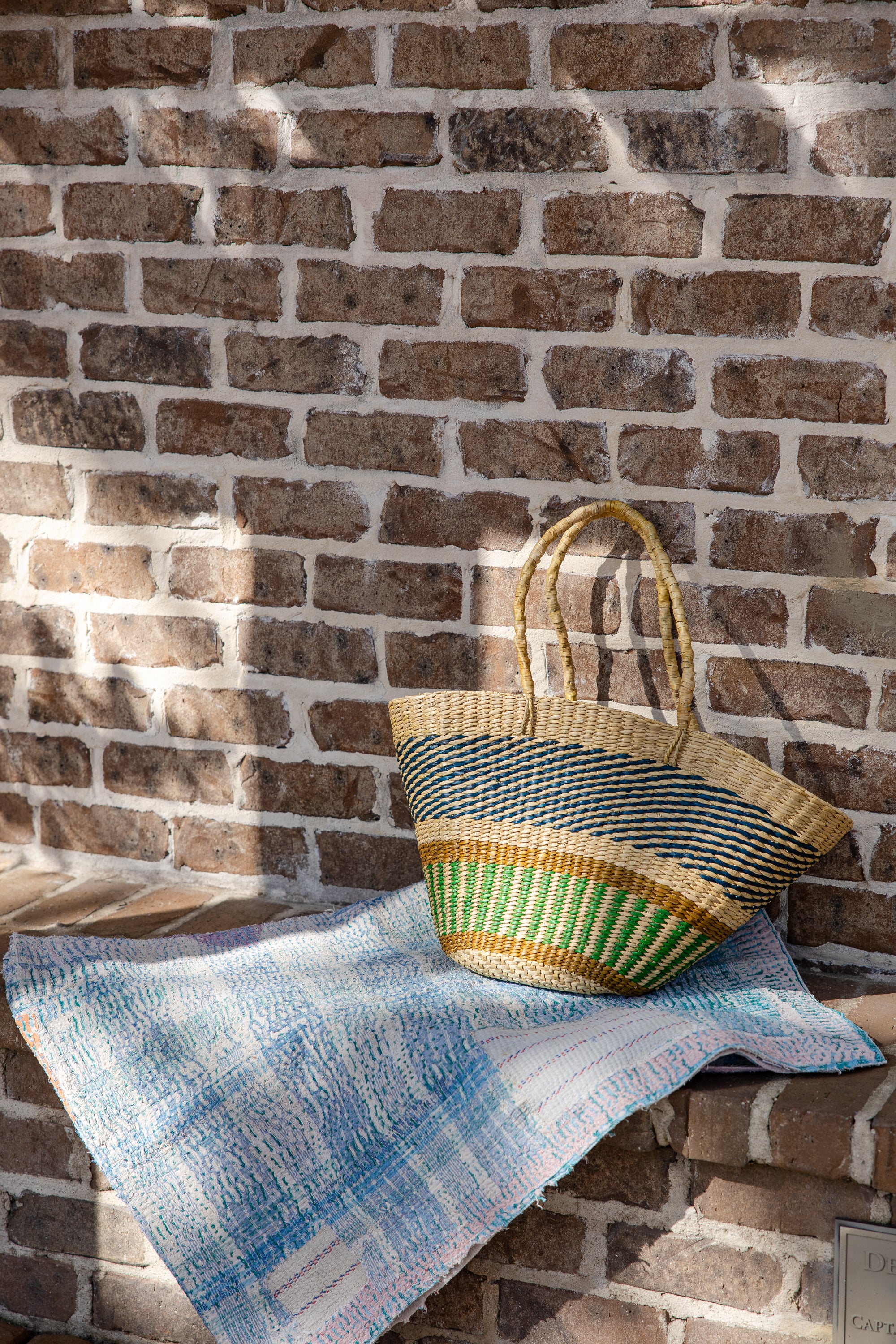 Antique Kantha Quilt-Small