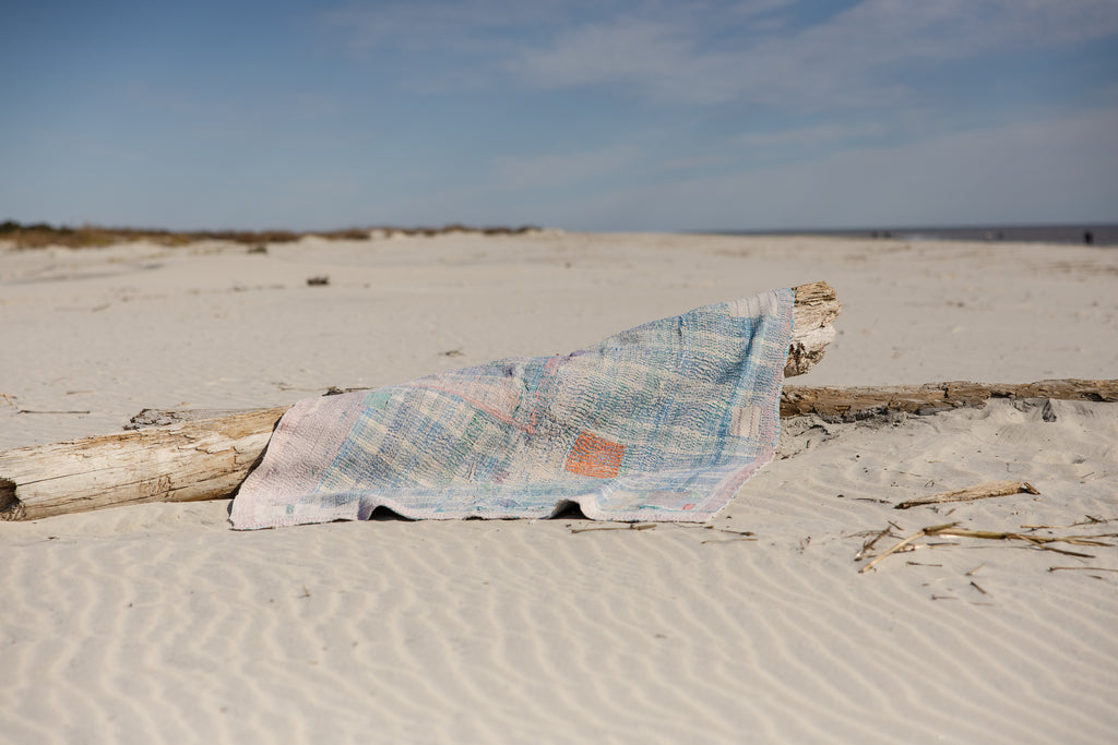 Antique Kantha Quilt-Large