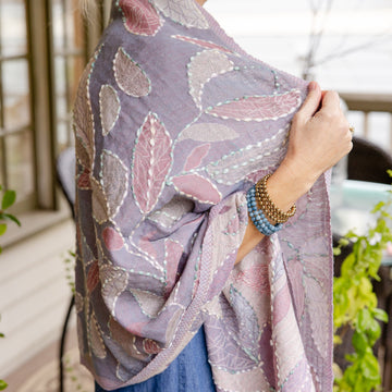 Whispering Leaves Shawl