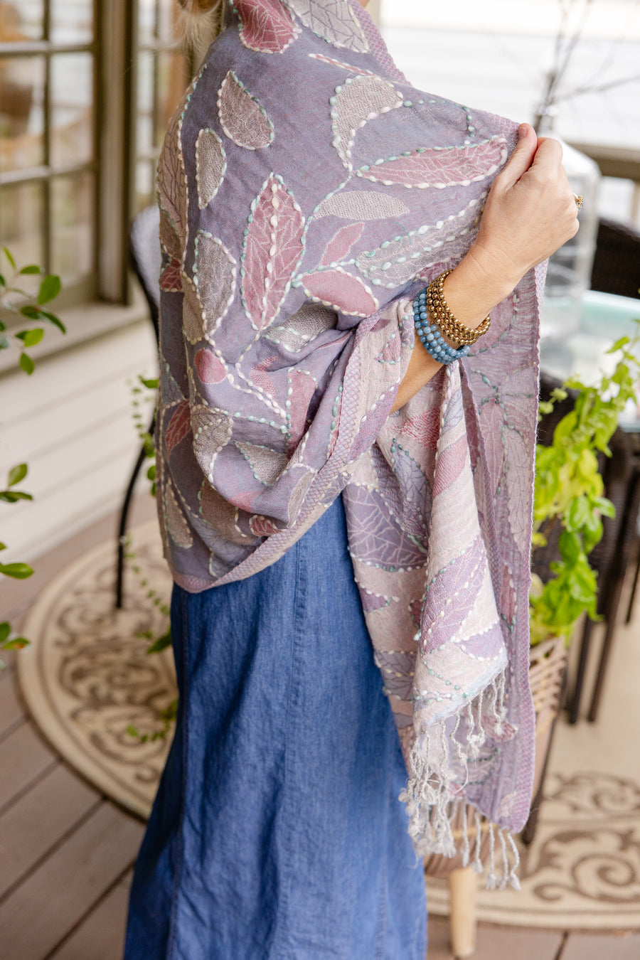 Whispering Leaves Shawl