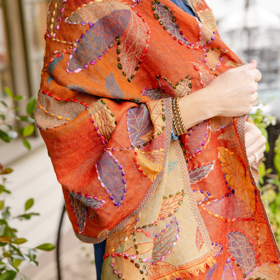 Autumn Spice Shawl
