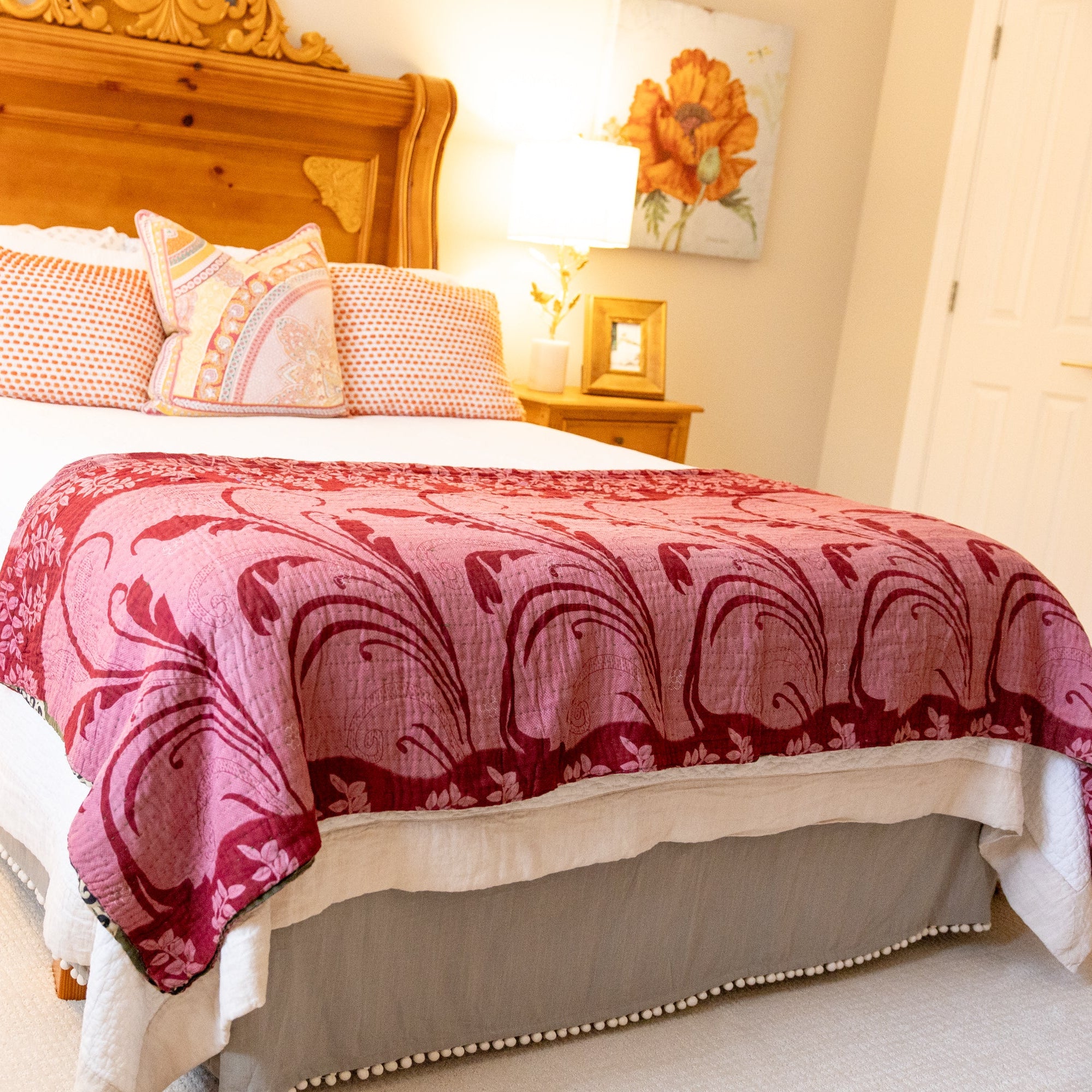 Sari Kantha Quilt-Large