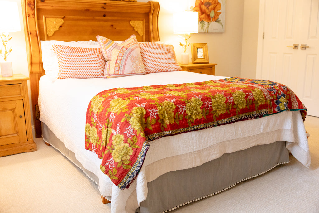 Sari Kantha Quilt-Large