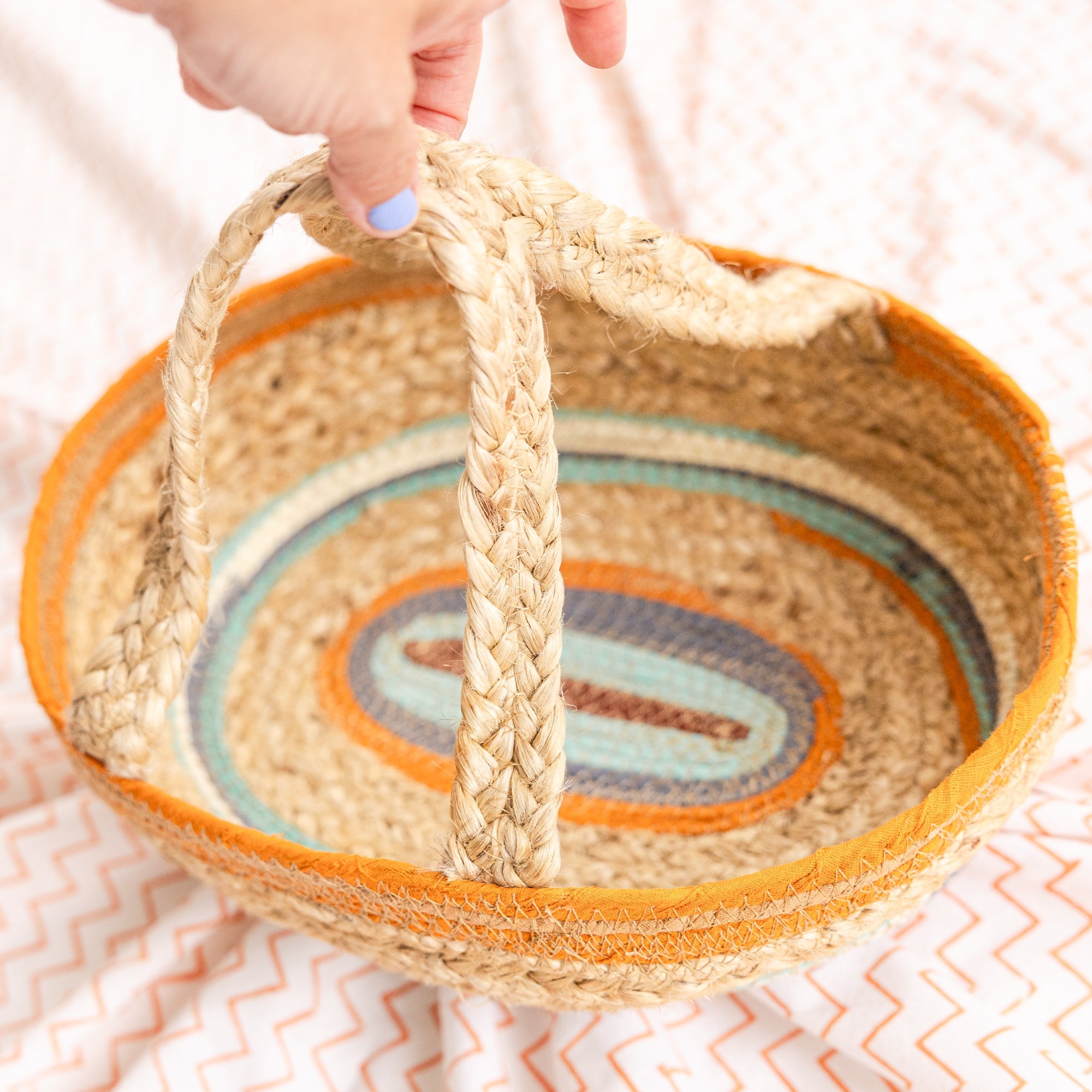 Handled Seagrass Basket