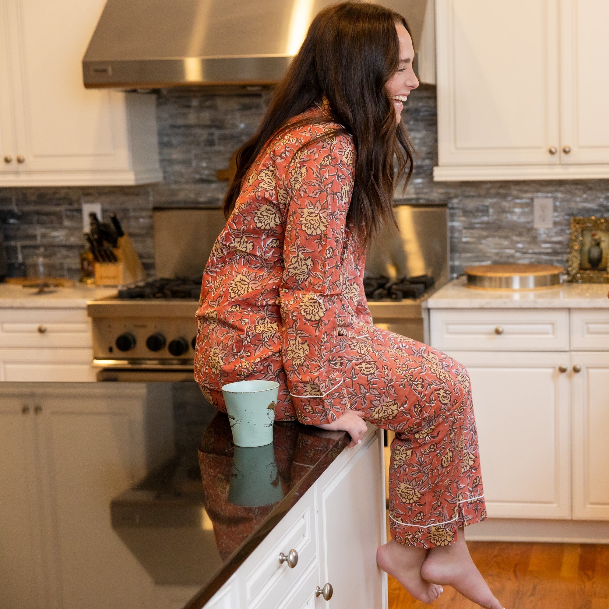Block Print Loverly Pajama Pants Set