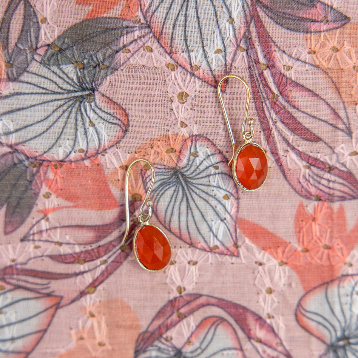Sunset Ember Drop Earrings