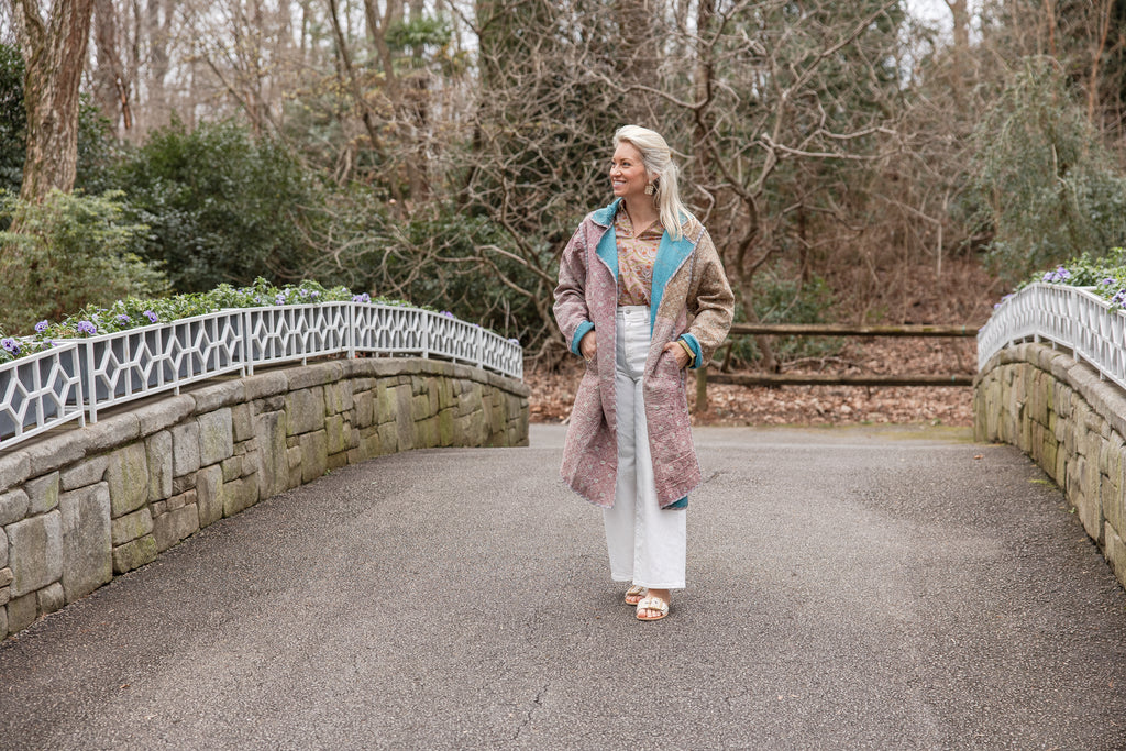 Reversible Kantha Coat