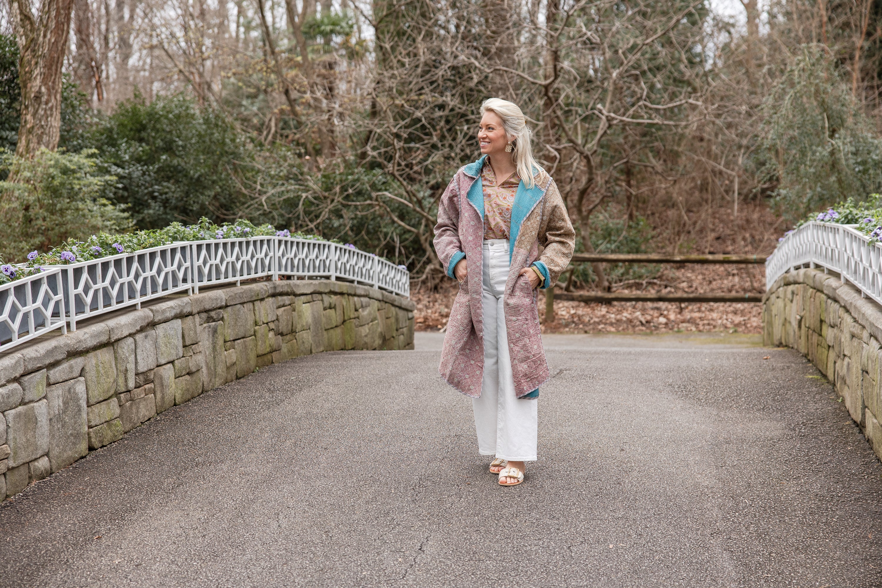 Reversible Kantha Coat