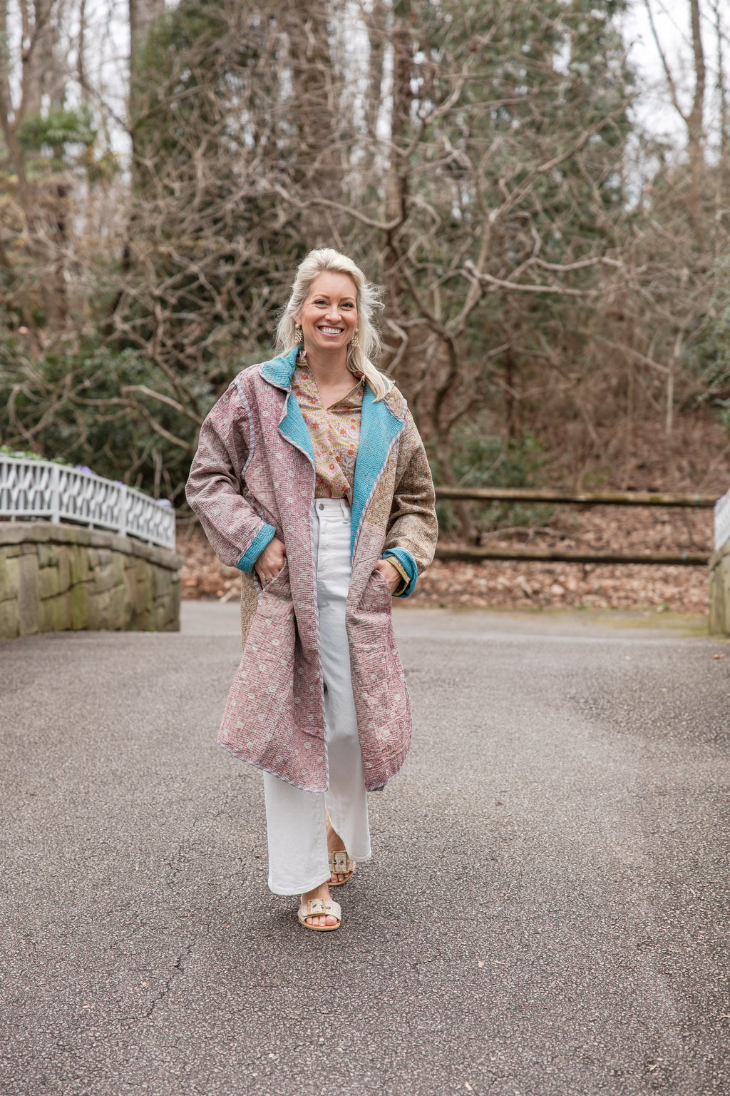 Reversible Kantha Coat