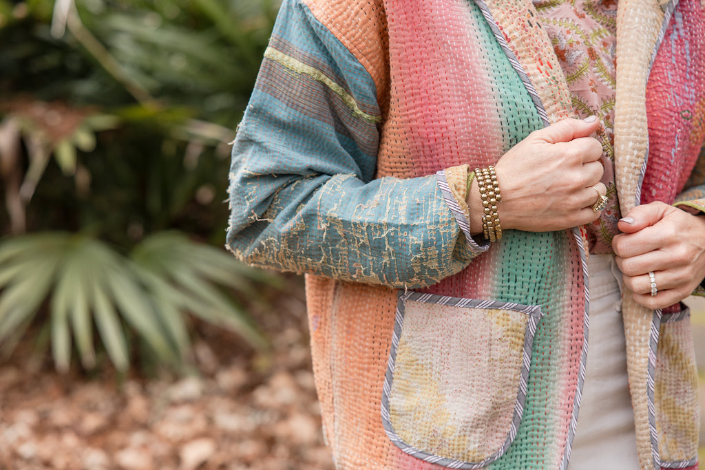 Antique Pathways Kantha Jacket