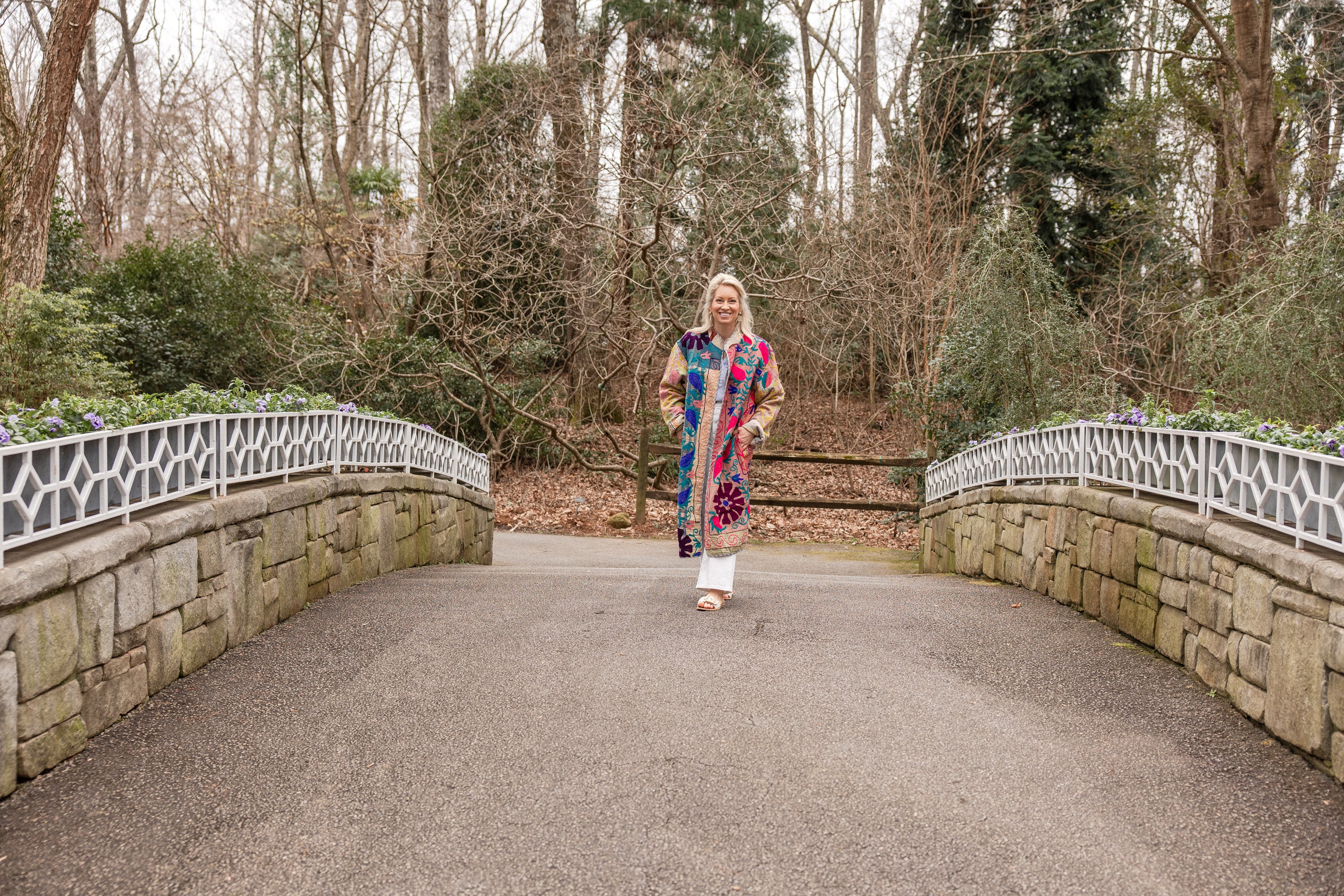 Embroidered Tapestry Trail Kantha Coat