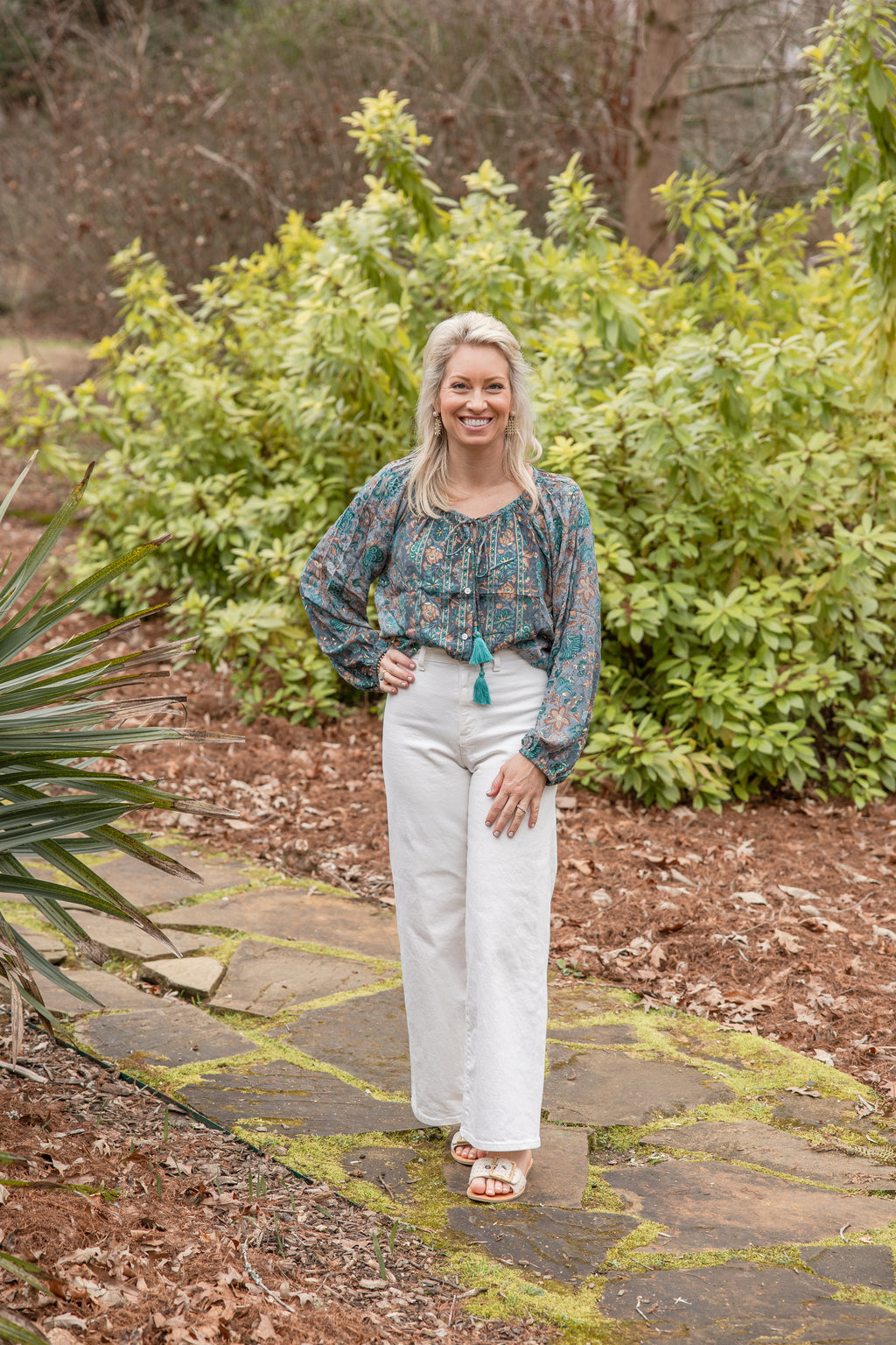 The Silver Sage Paisley Blouse