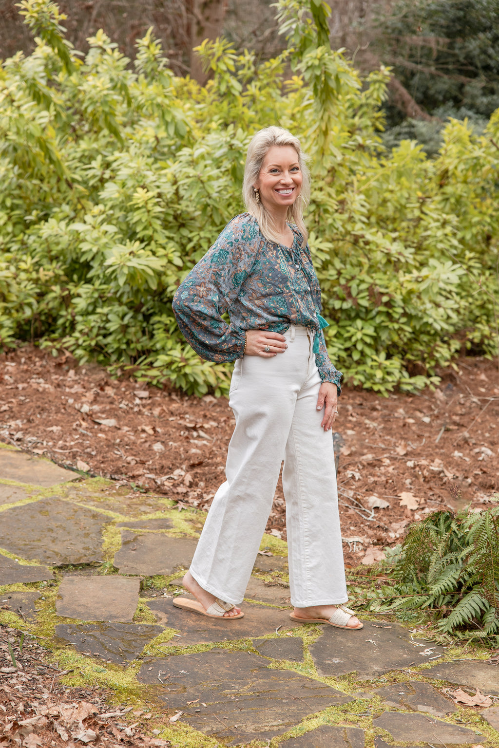 The Silver Sage Paisley Blouse