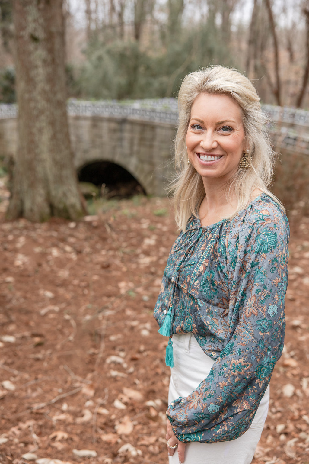 The Silver Sage Paisley Blouse