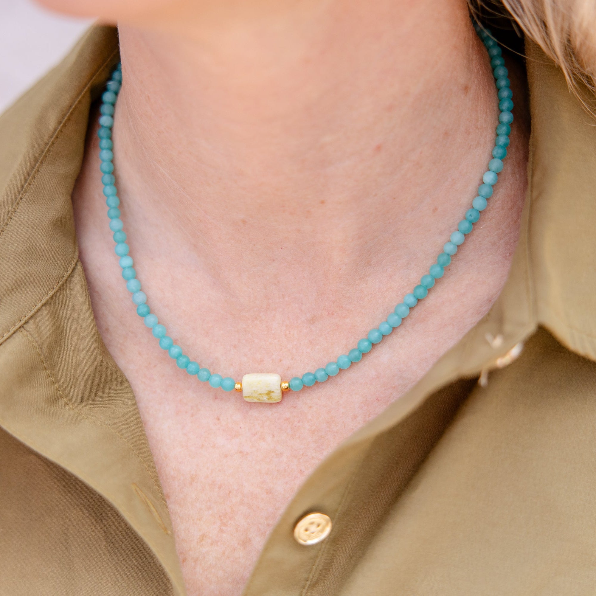 Lagoon Stone Necklace