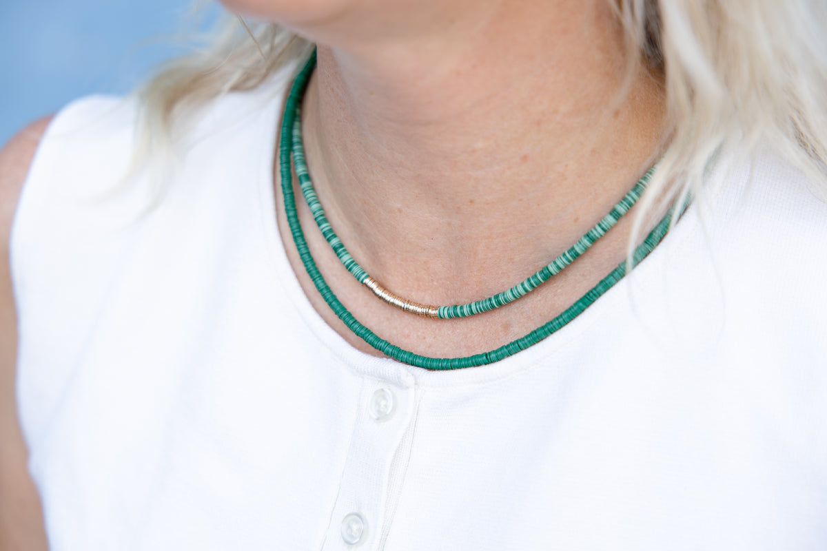 Emerald Shore Layering Necklace