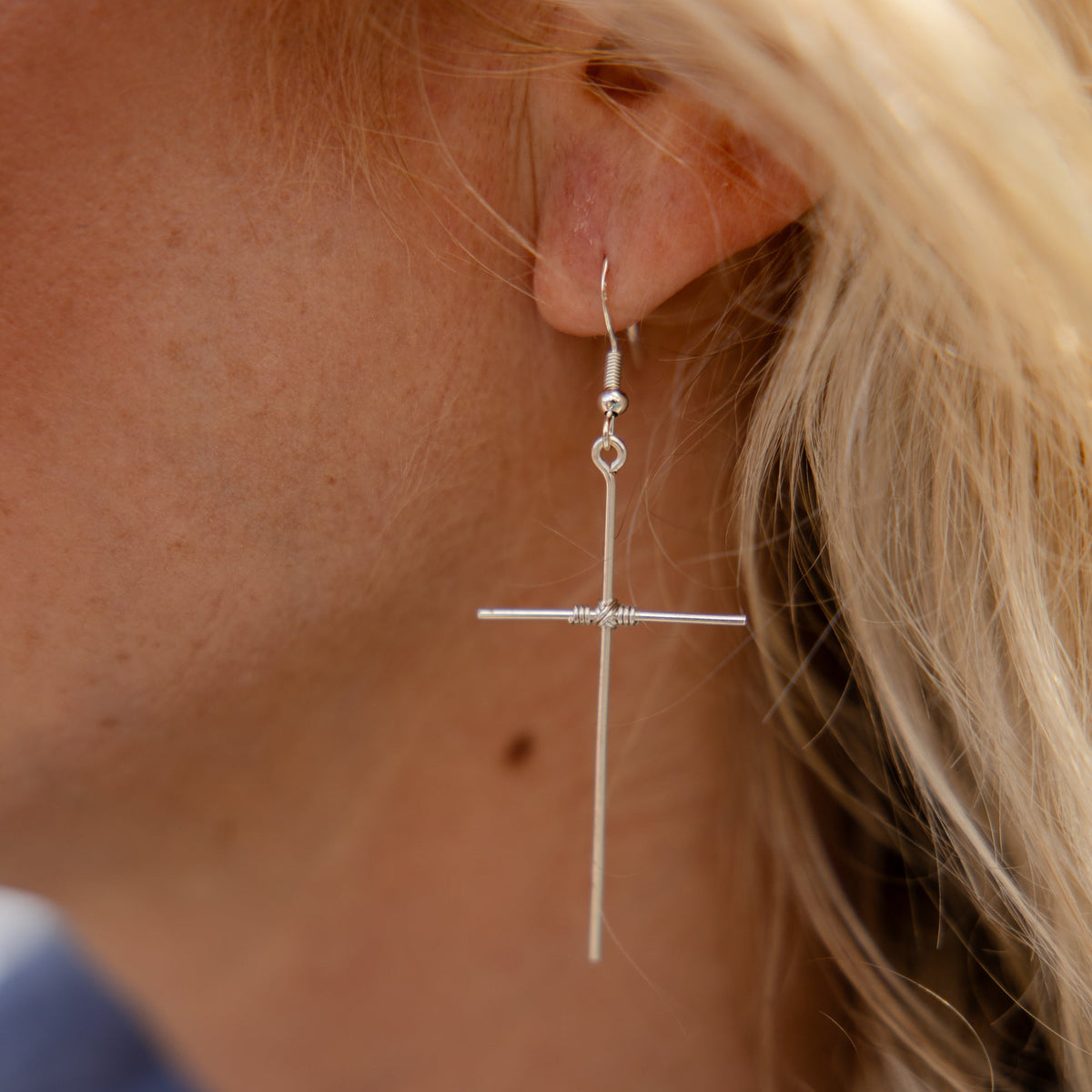 Glimpse of Heaven Earrings-Silver