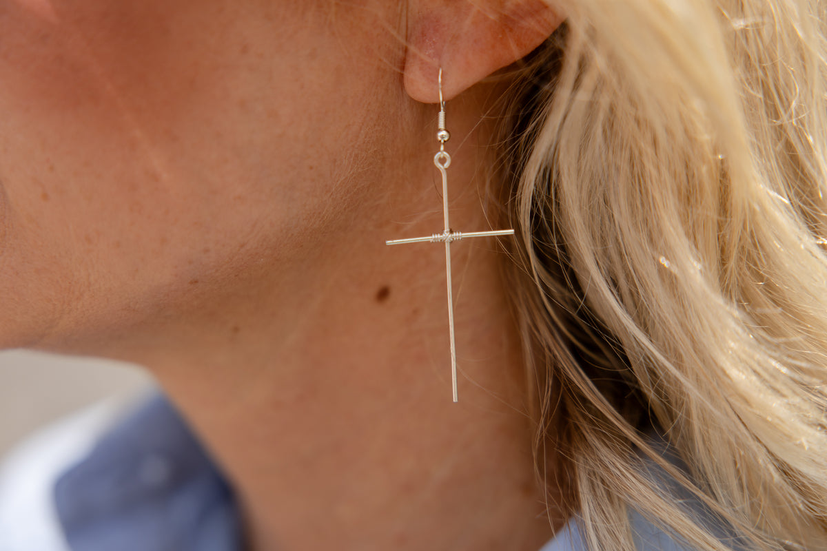 Glimpse of Heaven Earrings-Silver
