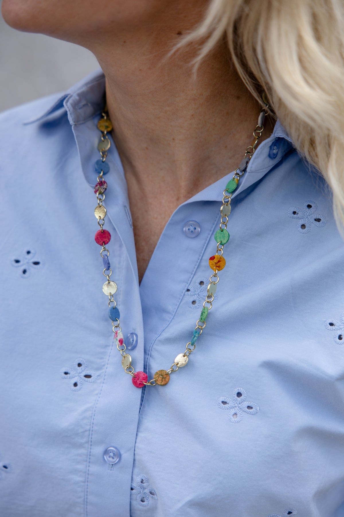 Golden Tides Pendant Necklace