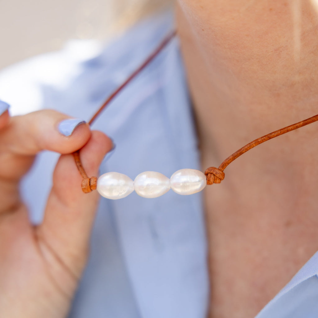 Trinity Pearl Necklace