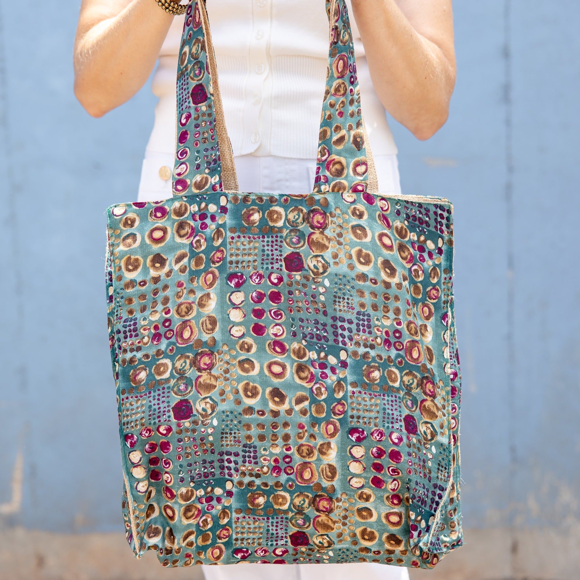 Everyday Tote-Emerald Confetti