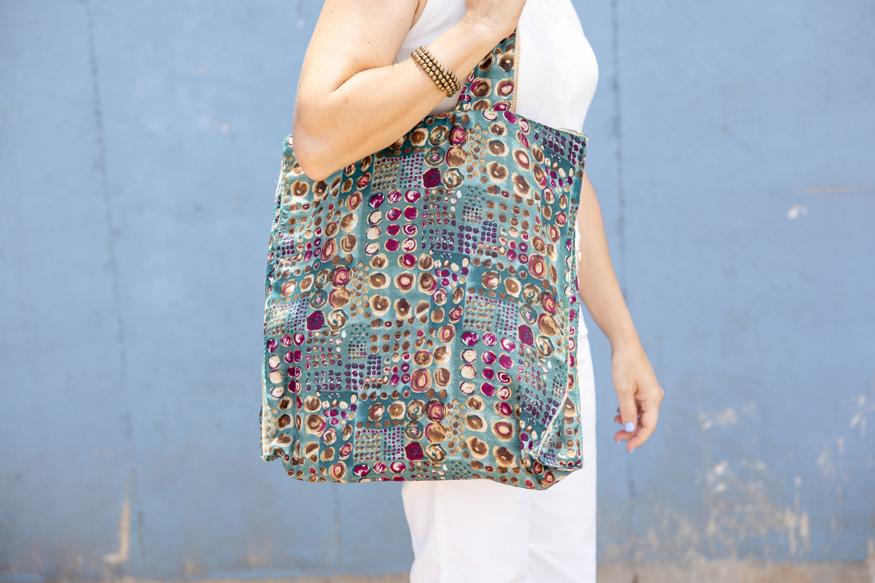 Everyday Tote-Emerald Confetti