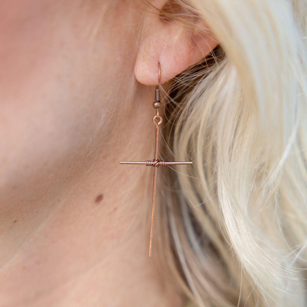 Glimpse of Heaven Earring-Copper