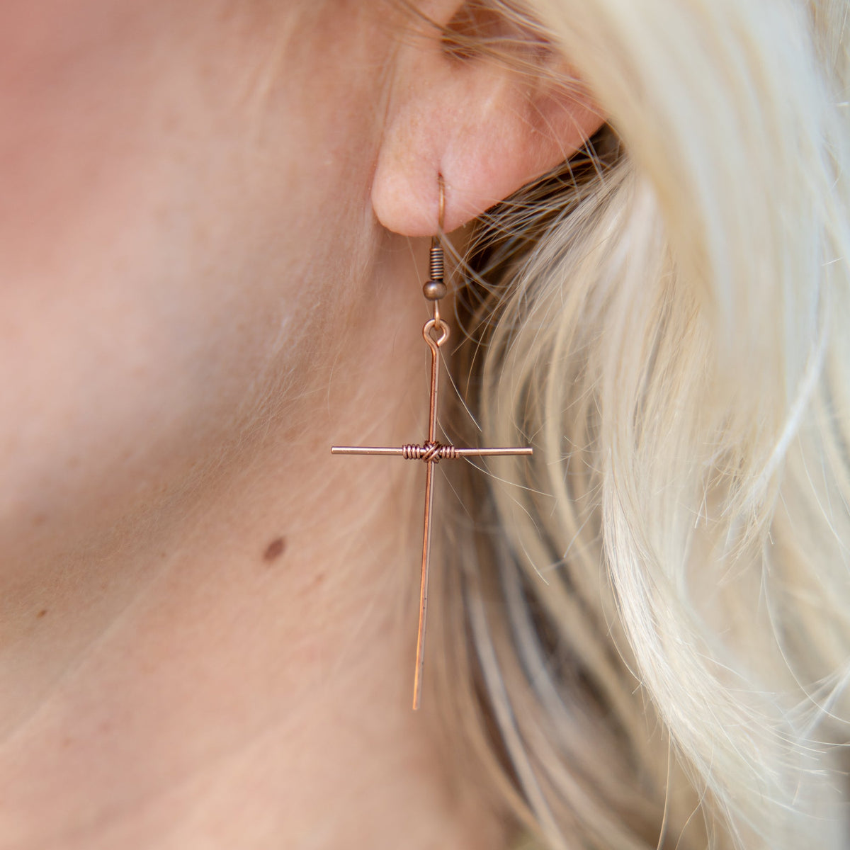 Glimpse of Heaven Earring-Copper