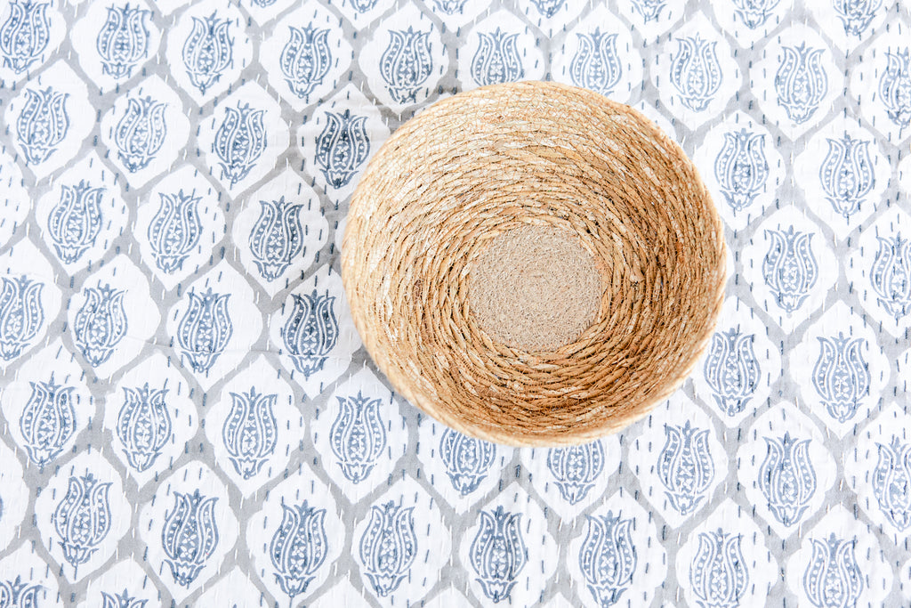 Catchall Woven Basket Bowl Small