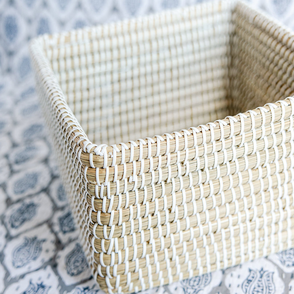 White Wrapped Kaisa Cube Medium