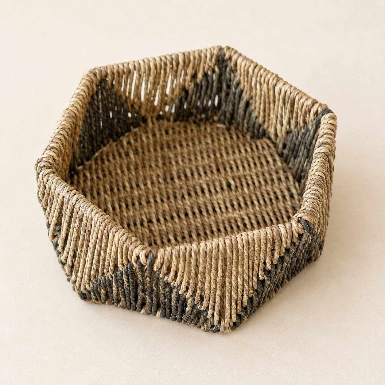 Driftwood Weave Iron Basket