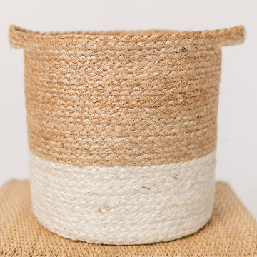 Braided Jute Basket