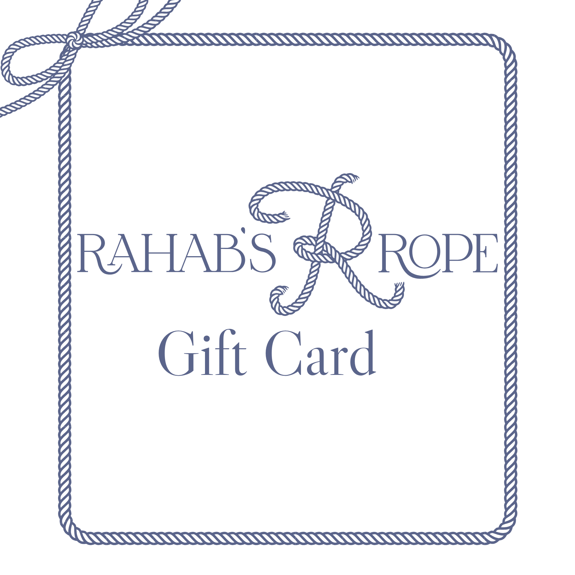 Rahab's Rope Gift Card