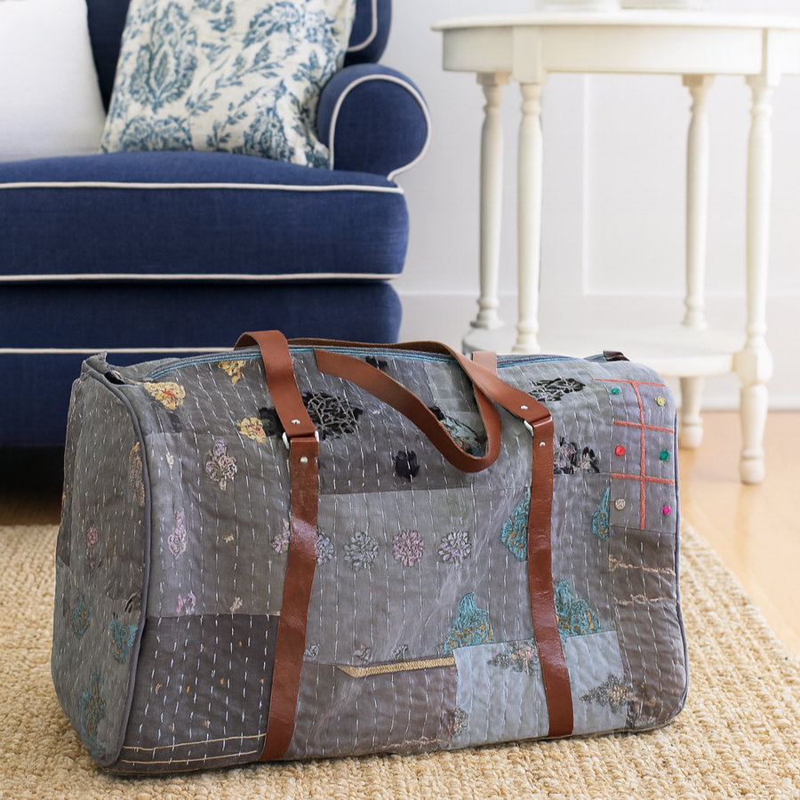 Sky Patchwork Duffle