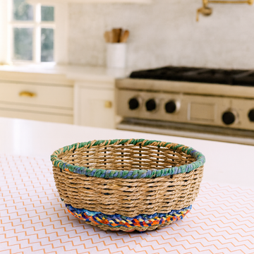 Sari Wrapped Fruit Bowl