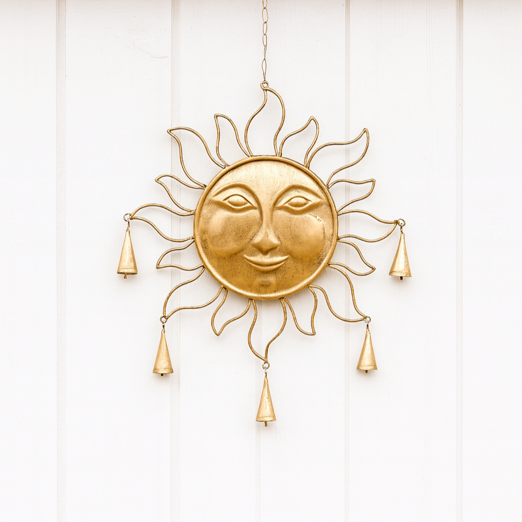 Brass Sun Wind Chime