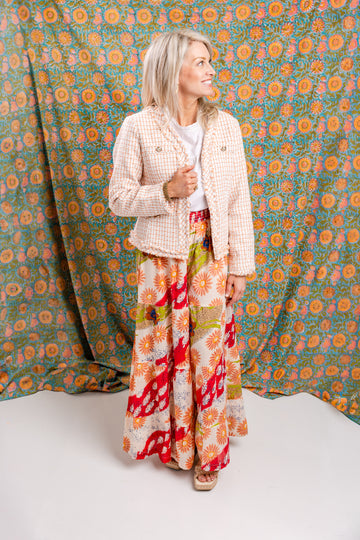 Go with the Flow Floral Wide Leg Pant