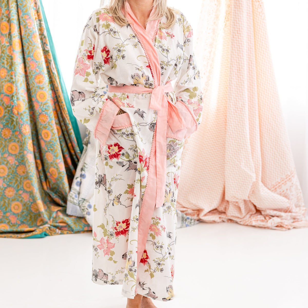 Floral Paradise Cotton Robe