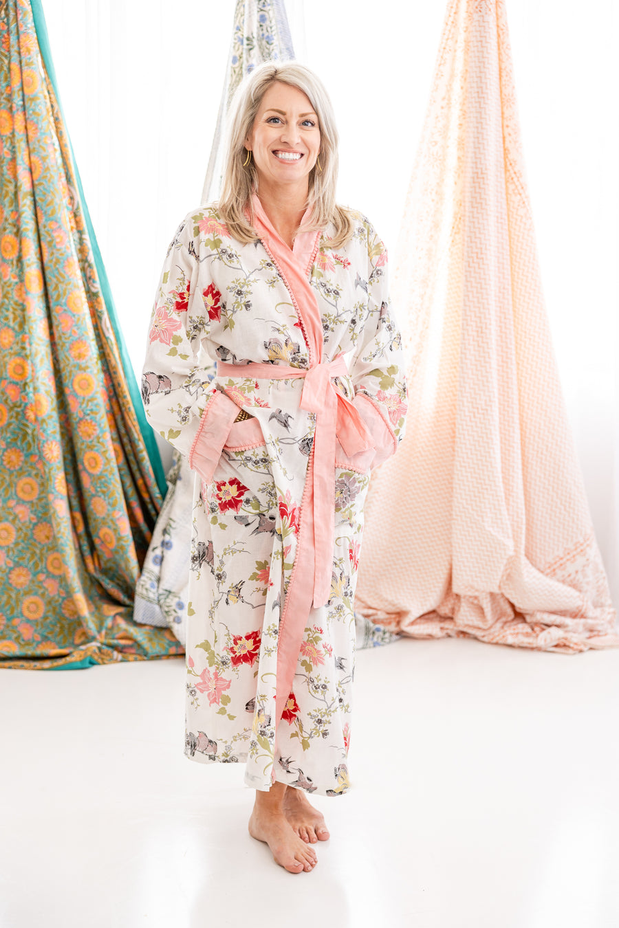 Floral Paradise Cotton Robe